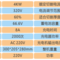 便携式锂电池等离子切割逆变两用机